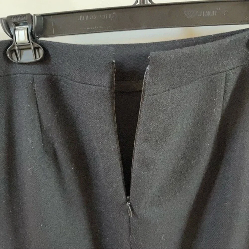J. Crew No. 2 Pencil Wool Skirt in Black 2